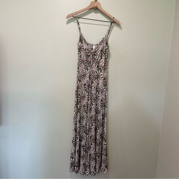 Anthropologie Green Jessie Floral Wide Leg Jumpsuit sz S - Picture 5 of 12